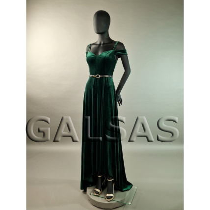 Female Full-Body Mannequin SF8-J-MAT - full-body, matte black. Plastic. 3