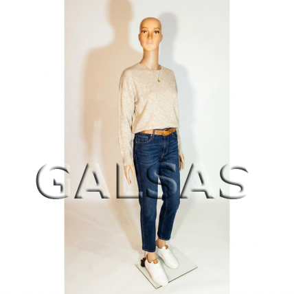 Female Full-Body Mannequin, Model XMA-010, with Face, Skin Tone 1 Female Full-Body Mannequin, Model XMA-010, with Face, Skin Tone 1
