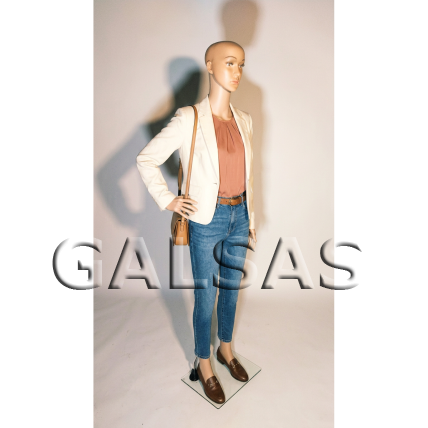 Female Full-Body Mannequin XMA-04, with Face, Skin Tone 3 Female Full-Body Mannequin XMA-04, with Face, Skin Tone 3