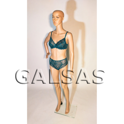 Female Full-Body Mannequin XMA-04, with Face, Skin Tone 7 Female Full-Body Mannequin XMA-04, with Face, Skin Tone 7