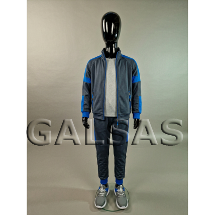 Child Full-Body Mannequin VAI-J-BLI-147 - featureless, glossy black. H-147 cm 1