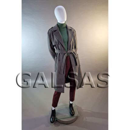 Matte White Female Full-Body Mannequin MAF13-B-MAT. Plastic. 1
