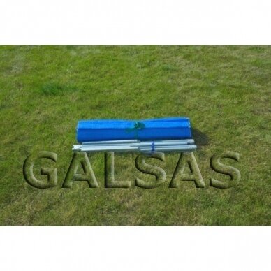 Metāla rāmis-kājas saliekamam tirdzniecības galdam 2.5 m x 1m (pārdodas atsevišķi)