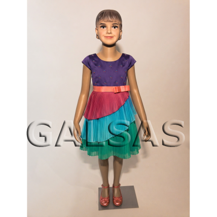 Girl Mannequin 11-SUK-MER - Full-Body, with Face, Skin Tone. 1