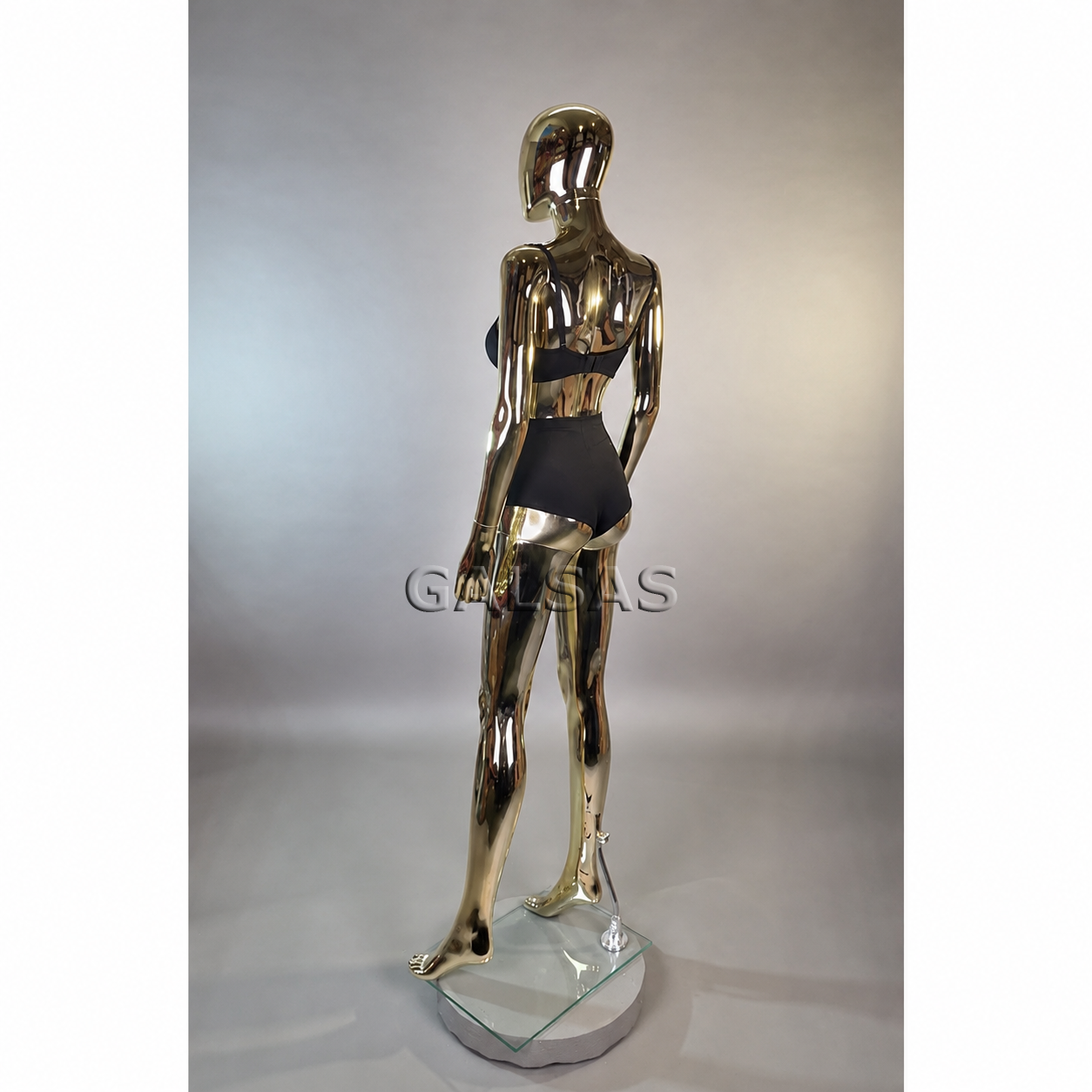 Gold Female Full-Body Mannequin BF1-GOLD - full-body. Plastic. 7