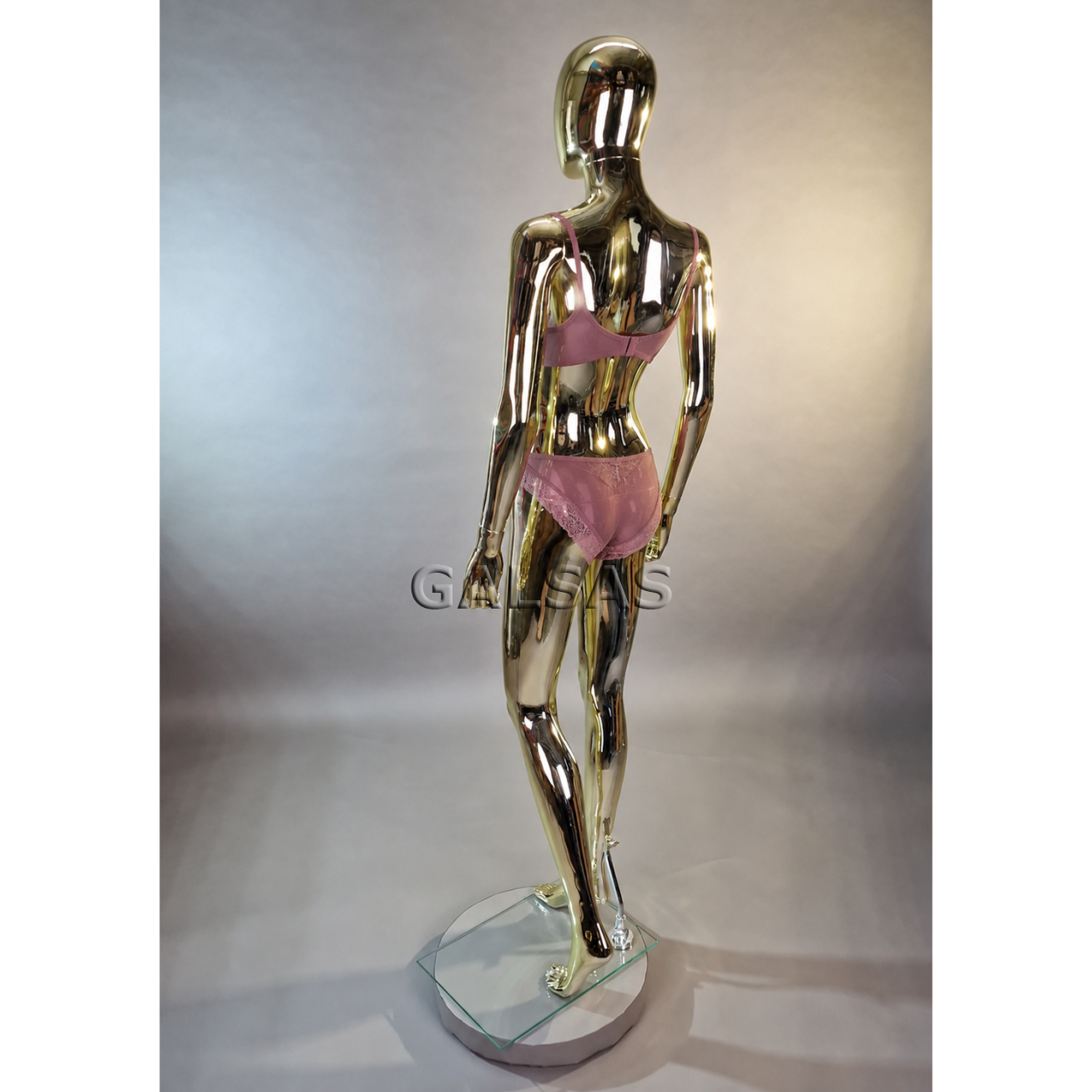 Gold Female Full-Body Mannequin BF2-GOLD. Plastic. 9 Gold Female Full-Body Mannequin BF2-GOLD. Plastic. 9