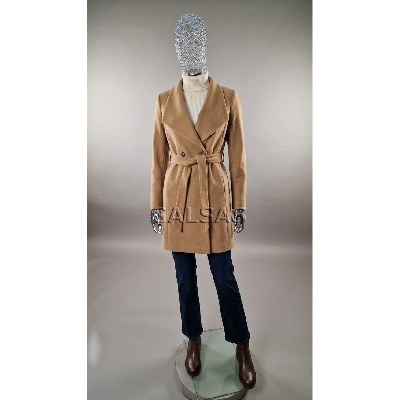 Mirror-Chrome Female Full-Body Mannequin with Woven Mesh Head - BF1-TINKL-SILVER 1 Mirror-Chrome Female Full-Body Mannequin with Woven Mesh Head - BF1-TINKL-SILVER 1