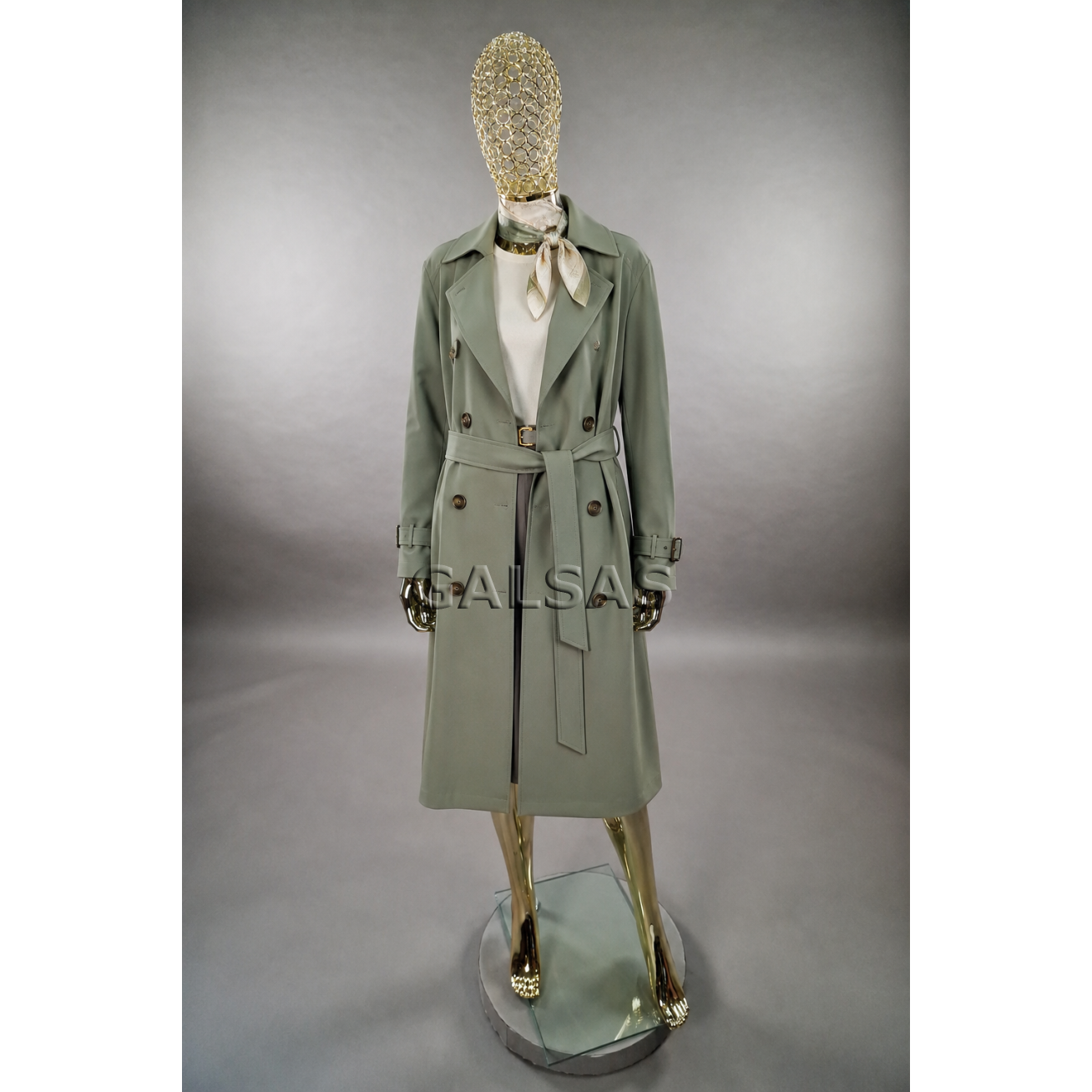 Gold Female Full-Body Mannequin with Elegant Mesh Head - Model BF1-TIN-GOLD. Full-body. Plastic 1 Gold Female Full-Body Mannequin with Elegant Mesh Head - Model BF1-TIN-GOLD. Full-body. Plastic 1