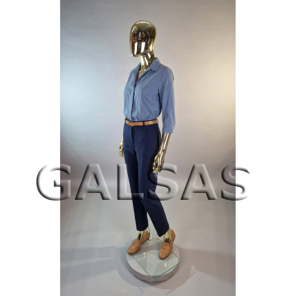 Gold Female Full-Body Mannequin BF2-GOLD. Plastic. 3
