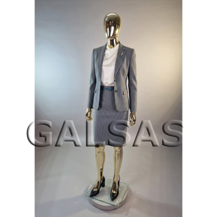 Gold Female Full-Body Mannequin BF2-GOLD. Plastic. 5