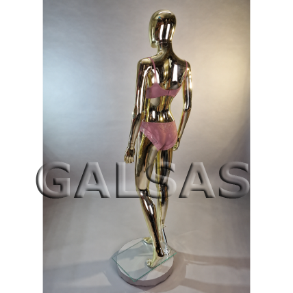 Gold Female Full-Body Mannequin BF2-GOLD. Plastic. 9