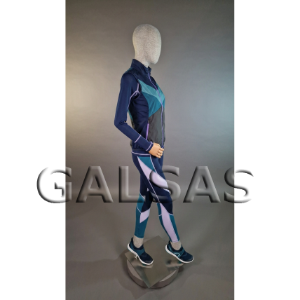 Female Mannequin T69 – full-body, linen-covered, with wooden arms. For displaying and selling clothing in stores and at exhibitions 11