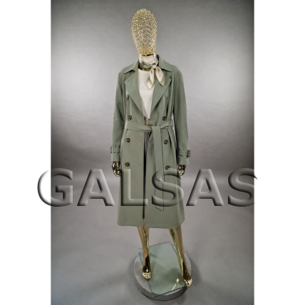 Gold Female Full-Body Mannequin with Elegant Mesh Head - Model BF1-TIN-GOLD. Full-body. Plastic 1