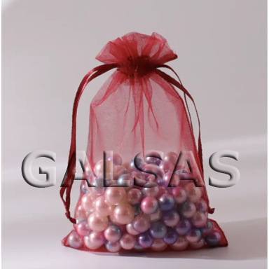 Burgundy Organza Gift Bags, 7 x 9 cm, Pack of 100 Burgundy Organza Gift Bags, 7 x 9 cm, Pack of 100