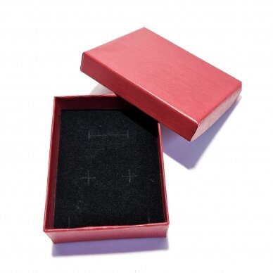Dovanų dėžutė 5 x 8 x 3 cm(h) - spalvota, popierinė, dviejų dalių - žiedams, juvelyrikai, papuošalams, bižuterijai. Pakuotė 24 vnt