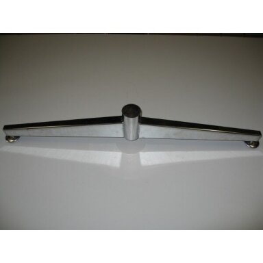 Double-Sided Lower Support for Chrome-Plated Profile Tube D-50 mm, length 80 cm Double-Sided Lower Support for Chrome-Plated Profile Tube D-50 mm, length 80 cm