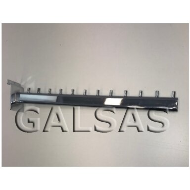 Slatwall Clothes Hanger Hook. Chrome-Plated. Length 400 mm Slatwall Clothes Hanger Hook. Chrome-Plated. Length 400 mm