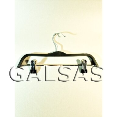 Universal Clip Hanger. Black plastic. Length: 32 cm Universal Clip Hanger. Black plastic. Length: 32 cm