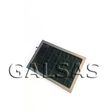 Jewelry Display Case with Glass Lid, Black Velvet, 25 x 35 cm Jewelry Display Case with Glass Lid, Black Velvet, 25 x 35 cm