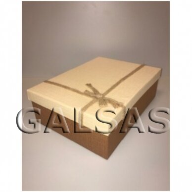 Dovanų dėžutė 21 x 29 x 9,5 cm(mod 3) -  popierinė, dvispalvė, dviejų dalių, 3 vnt komplektas