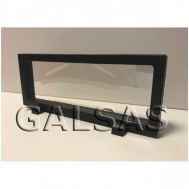 Dāvanu iepakojums-rāmis ar caurspīdīgu elastīgu silikona loga sietu.Izmērs 23 x 11 cm.Melna krāsa.