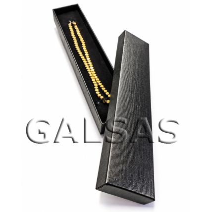 Dovanų dėžutė 4 x 21 x 3 cm(h) - Juoda blizgi spalva, popierinė, dviejų dalių. Pakuotė 12 vnt Dovanų dėžutė 4 x 21 x 3 cm(h) - Juoda blizgi spalva, popierinė, dviejų dalių. Pakuotė 12 vnt