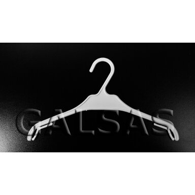 Children’s clothes hangers, plastic, white. Sold in packs of 100. Available by pre-order. Children’s clothes hangers, plastic, white. Sold in packs of 100. Available by pre-order.