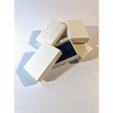 Paper Jewelry Gift Box with Foam Insert, Warm White, 70 x 90 x 30 mm, Pack of 12 Paper Jewelry Gift Box with Foam Insert, Warm White, 70 x 90 x 30 mm, Pack of 12