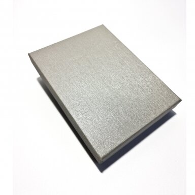 Silver Paper Jewelry Gift Box with Black Foam Insert, 16 x 19 x 3 cm, Pack of 6 Silver Paper Jewelry Gift Box with Black Foam Insert, 16 x 19 x 3 cm, Pack of 6
