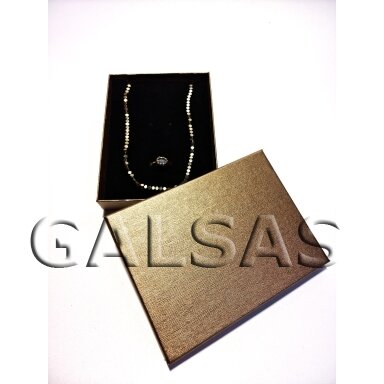 Brown Paper Jewelry Gift Box with Black Foam Insert, 16 x 19 x 3 cm, Pack of 6 Brown Paper Jewelry Gift Box with Black Foam Insert, 16 x 19 x 3 cm, Pack of 6