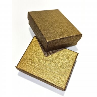 Paper Gift Box for Jewelry, Brown, 8 x 11 x 3 cm (h), Pack of 12 Paper Gift Box for Jewelry, Brown, 8 x 11 x 3 cm (h), Pack of 12