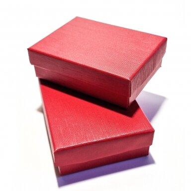 Paper Jewelry Gift Box, Red, 8 x 11 x 3 cm (h), Pack of 12 Paper Jewelry Gift Box, Red, 8 x 11 x 3 cm (h), Pack of 12