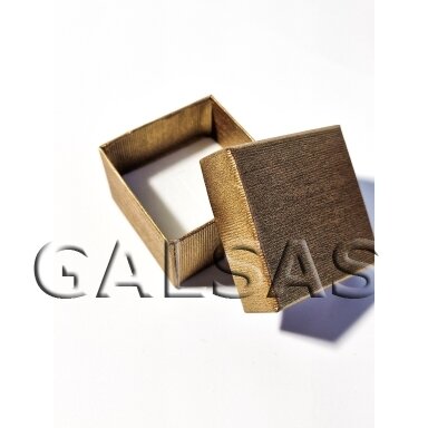 Paper Gift Box for Jewelry, Brown, 9 x 9 x 3 cm, Pack of 12 Paper Gift Box for Jewelry, Brown, 9 x 9 x 3 cm, Pack of 12