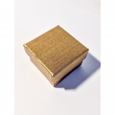 Paper Gift Box for Jewelry, Brown, 9 x 9 x 3 cm, Pack of 12 Paper Gift Box for Jewelry, Brown, 9 x 9 x 3 cm, Pack of 12