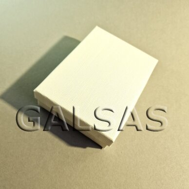 Dovanų dežutės - popierinės 8 x 11 cm balta šilta sp (12 vnt/kompl)