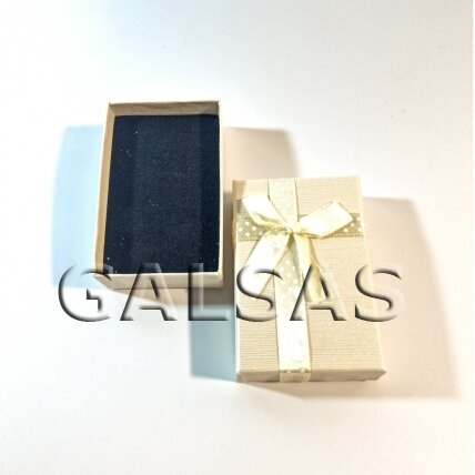 Paper Gift Box with Bow, Ivory, 5 x 8 x 2.2 cm, Pack of 24 1 Paper Gift Box with Bow, Ivory, 5 x 8 x 2.2 cm, Pack of 24 1