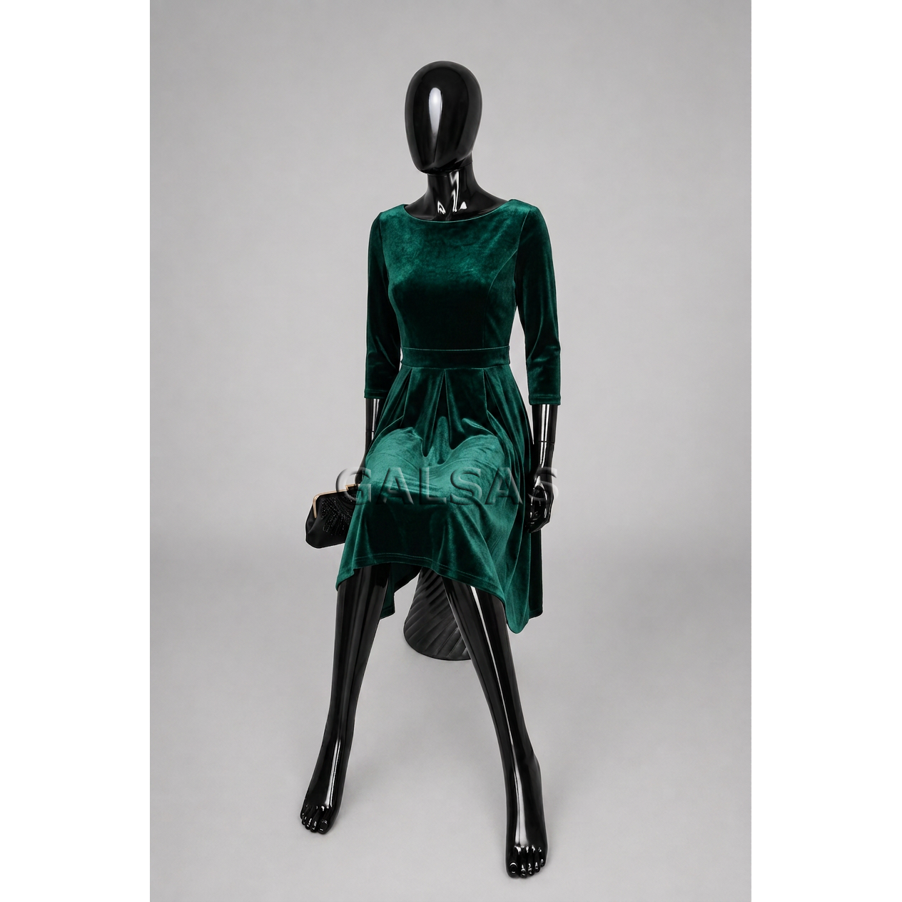 Seated Female Full-Body Mannequin, Model MOT-TF2-J-BLI, Glossy Black. Plastic 3 Seated Female Full-Body Mannequin, Model MOT-TF2-J-BLI, Glossy Black. Plastic 3