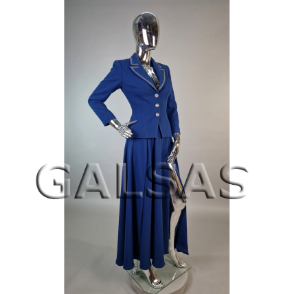 Silver Female Full-Body Mannequin, BF5-SILVER - Full-Body, Featureless Face. Plastic. 5