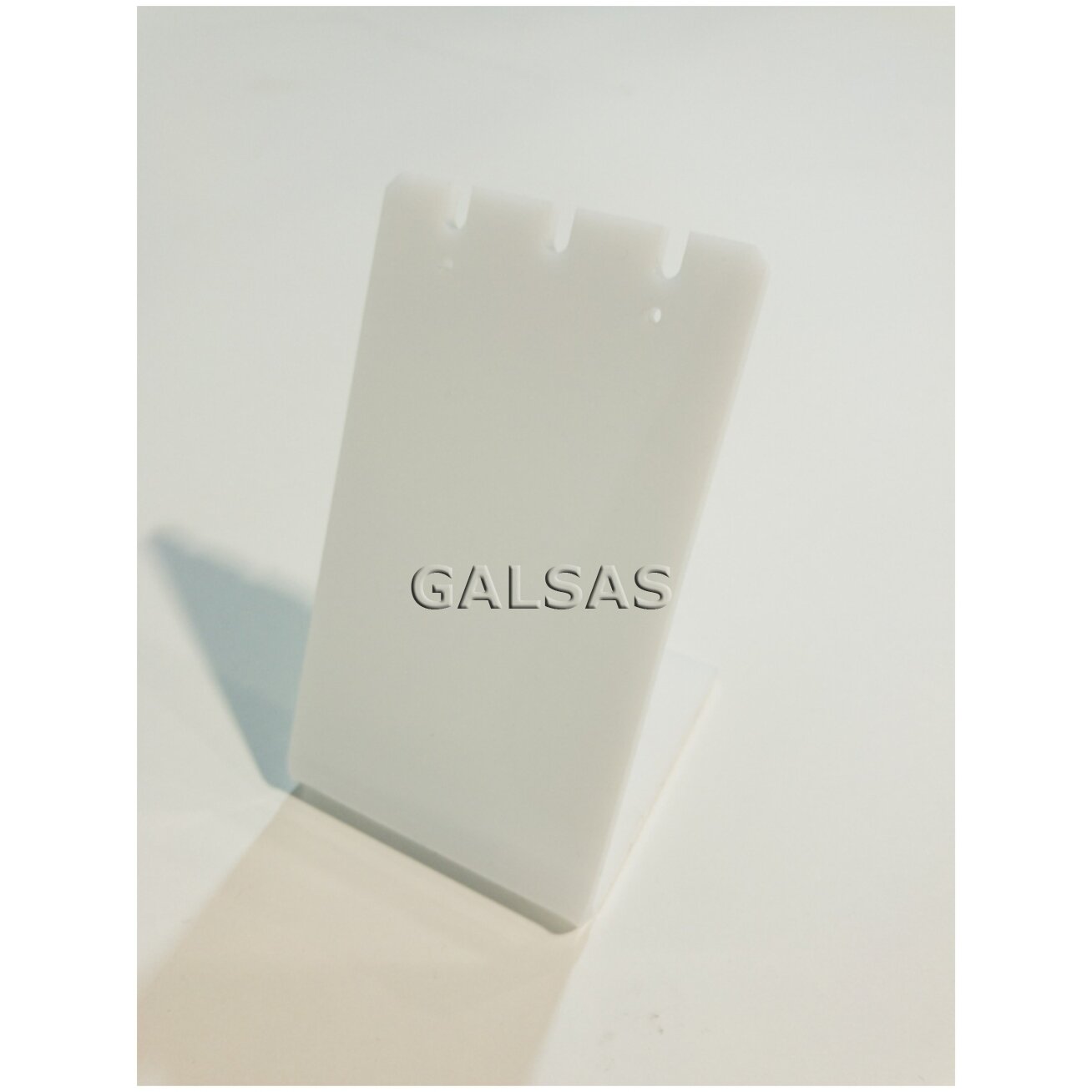 Earring Display Stand AUS-L100-B. White plastic 1 Earring Display Stand AUS-L100-B. White plastic 1