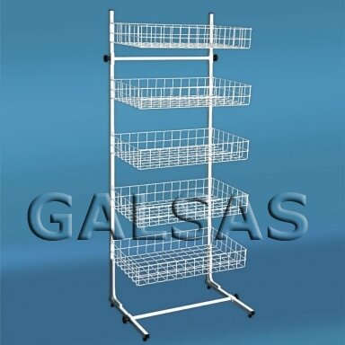 Shelf Display Stand for Retail or Storage – multi-purpose, disassemblable. Model 25-L670-P. Available by Pre-Order!