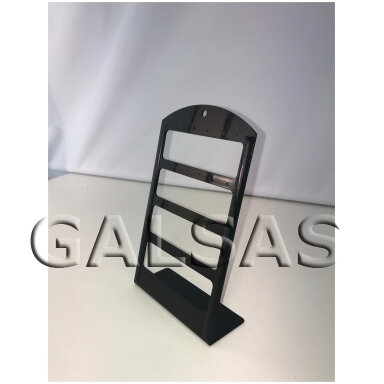 Earring Display Stand. Black plastic. Model AUS-PL-3x4-J Earring Display Stand. Black plastic. Model AUS-PL-3x4-J