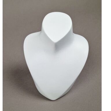 Necklace Display Bust KAK-STI 16 cm - Ceramic - White Necklace Display Bust KAK-STI 16 cm - Ceramic - White