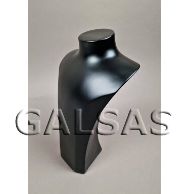 Necklace Display Bust KAK-STI 32 cm - ceramic - black Necklace Display Bust KAK-STI 32 cm - ceramic - black