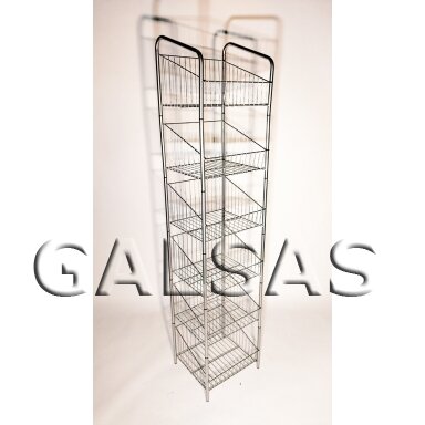 Shelf Retail and Storage Display Rack. Model 30-L400-P. Available by pre-order.