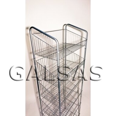 Multi-Shelf Retail Display Stand for Retail or Storage, multi-purpose, disassemblable. Model 30-L600-P. Available by Pre-Order