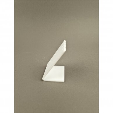 Statīvs auskariem, AUS-L70-B - plastmasa, balta krāsa.