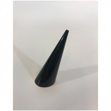 Gredzenu statīvs ZED-PIR-60 mm pirkstveida, melns akrils