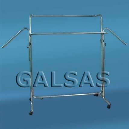 Transport Garment Rack on Wheels for Clothing Sales. Color: silver. Width: 100 cm, height: up to 180 cm. Available by pre-order. Transport Garment Rack on Wheels for Clothing Sales. Color: silver. Width: 100 cm, height: up to 180 cm. Available by pre-order.