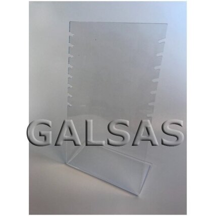 Necklace Display Stand. Plastic. L-Shape 3