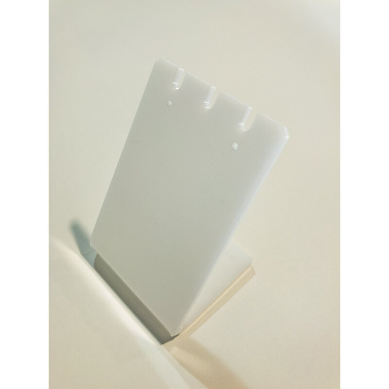 Earring Display Stand AUS-L100-B. White plastic 2 Earring Display Stand AUS-L100-B. White plastic 2